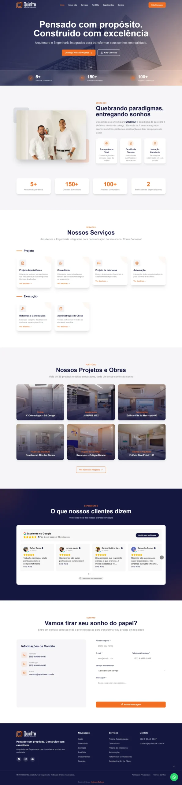 Quintto Arquitetura
